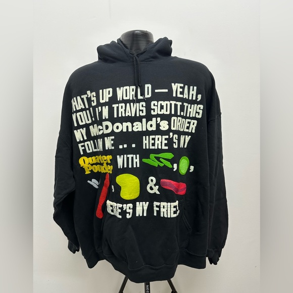 Travis scott x mcdonalds Script hoodie - Picture 2 of 4